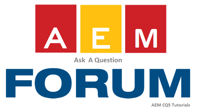 aem discussion forum aem cq5 tutorials