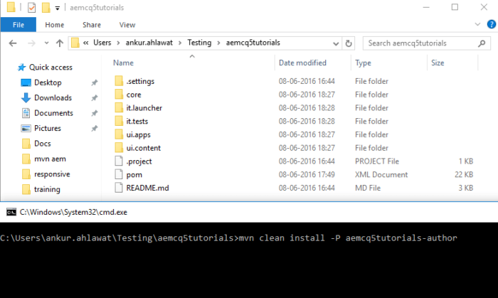 build mvn multi module project