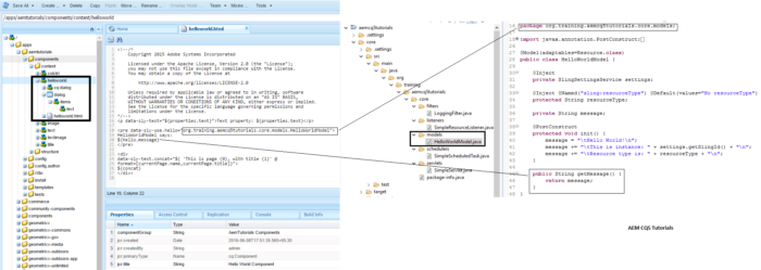 adapt node values to pojo class aem